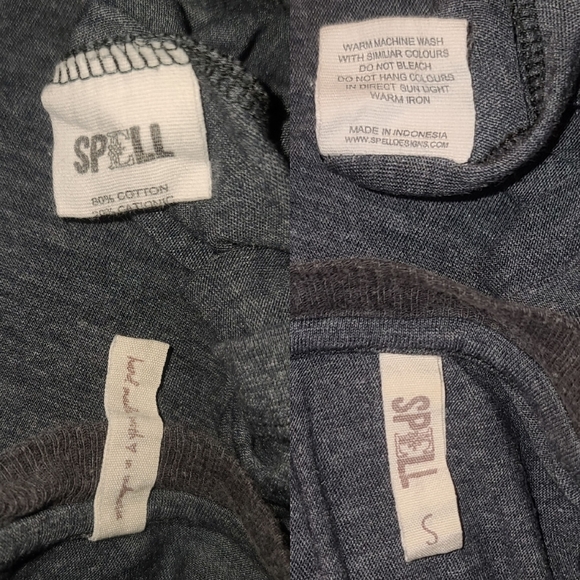 Rare spell forever free tee charcoal gray S designs and the gypsy collective top - Picture 13 of 16